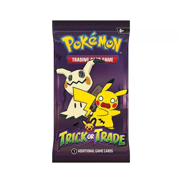 PokPokemon TCG: Trick or Trade Booster Bundle (50 Mini Packs 3 Cards Each)