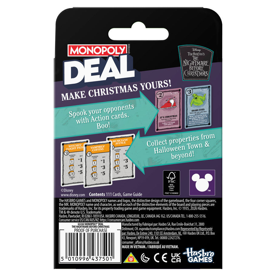 Monopoly Deal: Nightmare Before Xmas