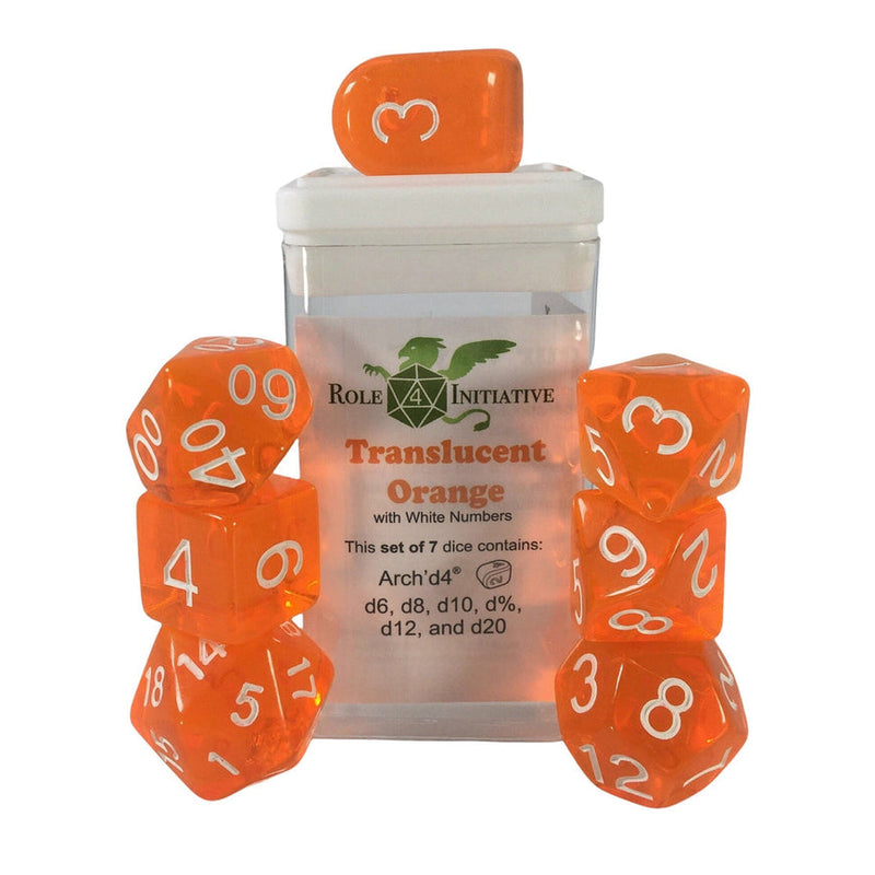 Role 4 Inititive: Translucent - Set of 7 w/ all numbers [Choose One]