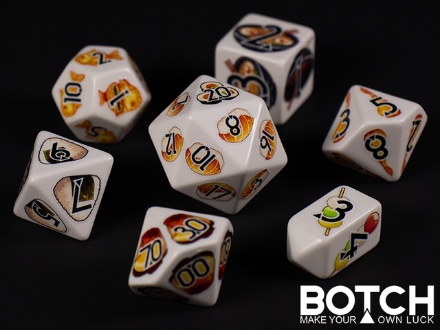 Botch: 7-Die Polyhedral Set [Choose One]