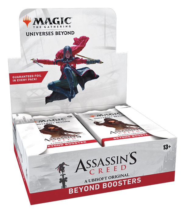 Magic: The Gathering - Assassin’s Creed Beyond Booster Box | 24 Beyond Boosters (7 Cards in Each Pack) | Collectible Trading Card Game for Ages 13+