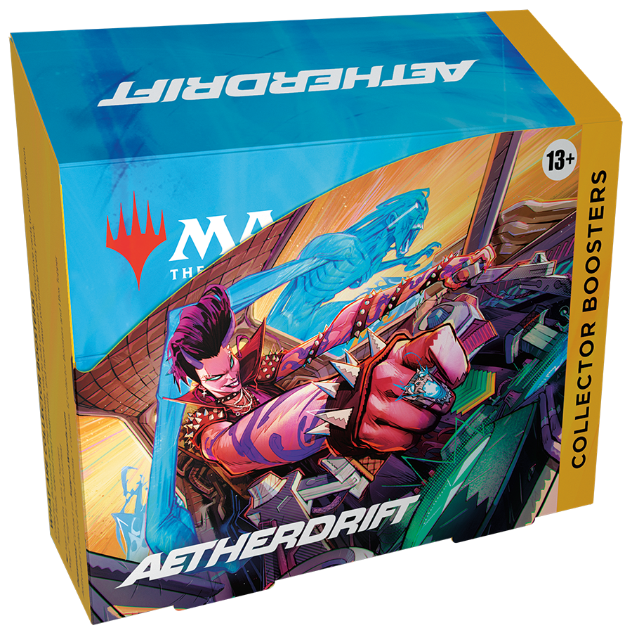 Magic: The Gathering Aetherdrift Collector Booster Box (12 Packs + 2-card Box Topper)