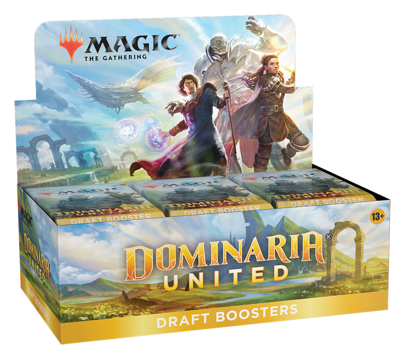 Magic: The Gathering Dominaria United Draft Booster Box | 36 Packs + Box Topper Card (541 Magic Cards)