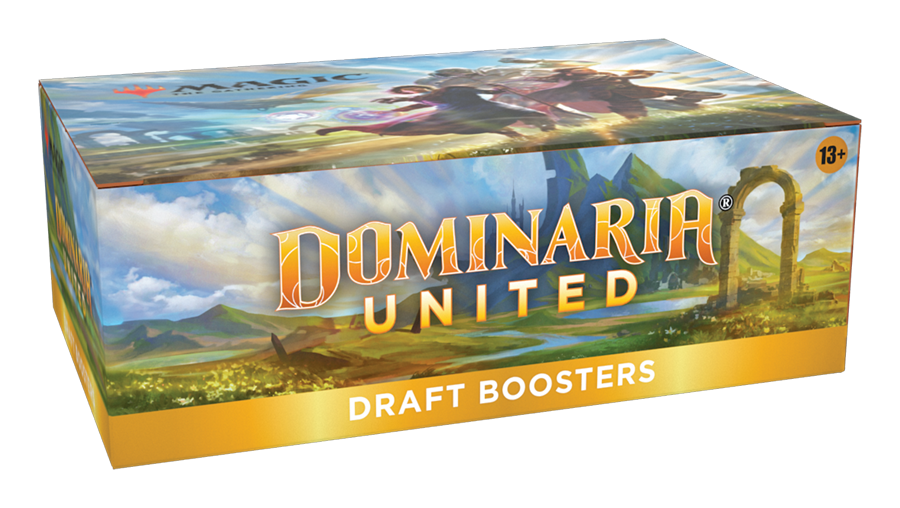 Magic: The Gathering Dominaria United Draft Booster Box | 36 Packs + Box Topper Card (541 Magic Cards)