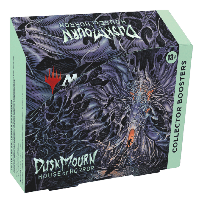 Magic: The Gathering Duskmourn: House of Horror Collector Booster Box - 12 Packs (180 Magic Cards)