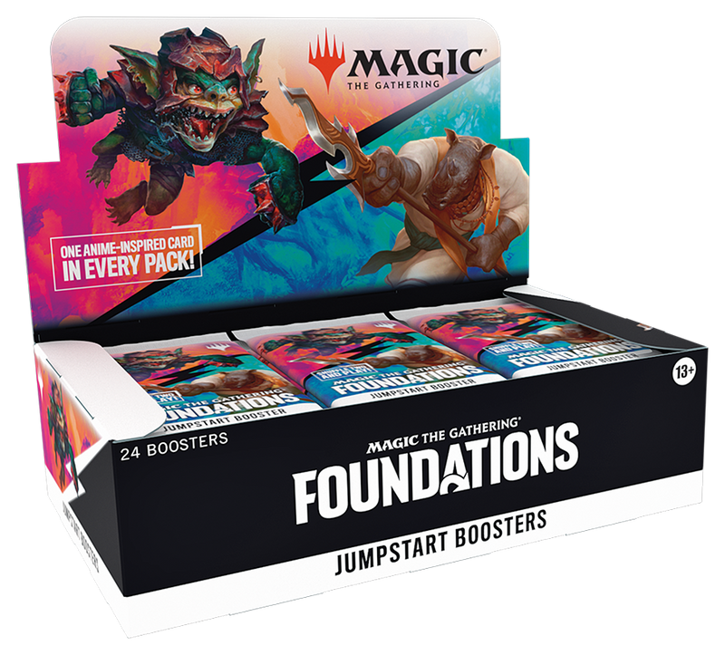 Magic: The Gathering Foundations Jumpstart Booster Box - 24 Packs (2-Player Card Game, Just Shuffle & Play)