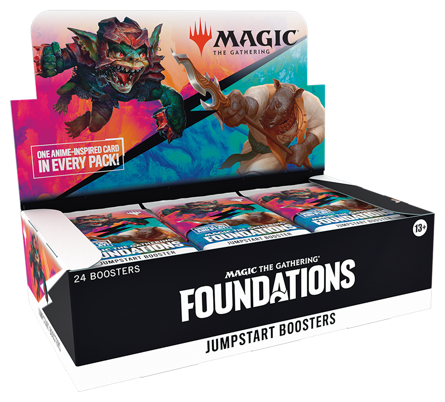 Magic: The Gathering Foundations Jumpstart Booster Box - 24 Packs (2-Player Card Game, Just Shuffle & Play)