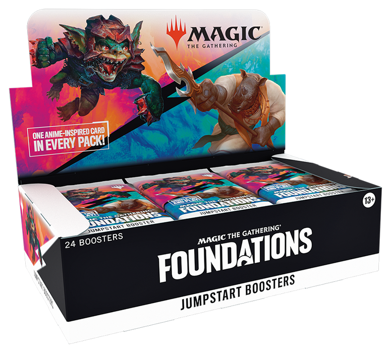 Magic: The Gathering Foundations Jumpstart Booster Box - 24 Packs (2-Player Card Game, Just Shuffle & Play)