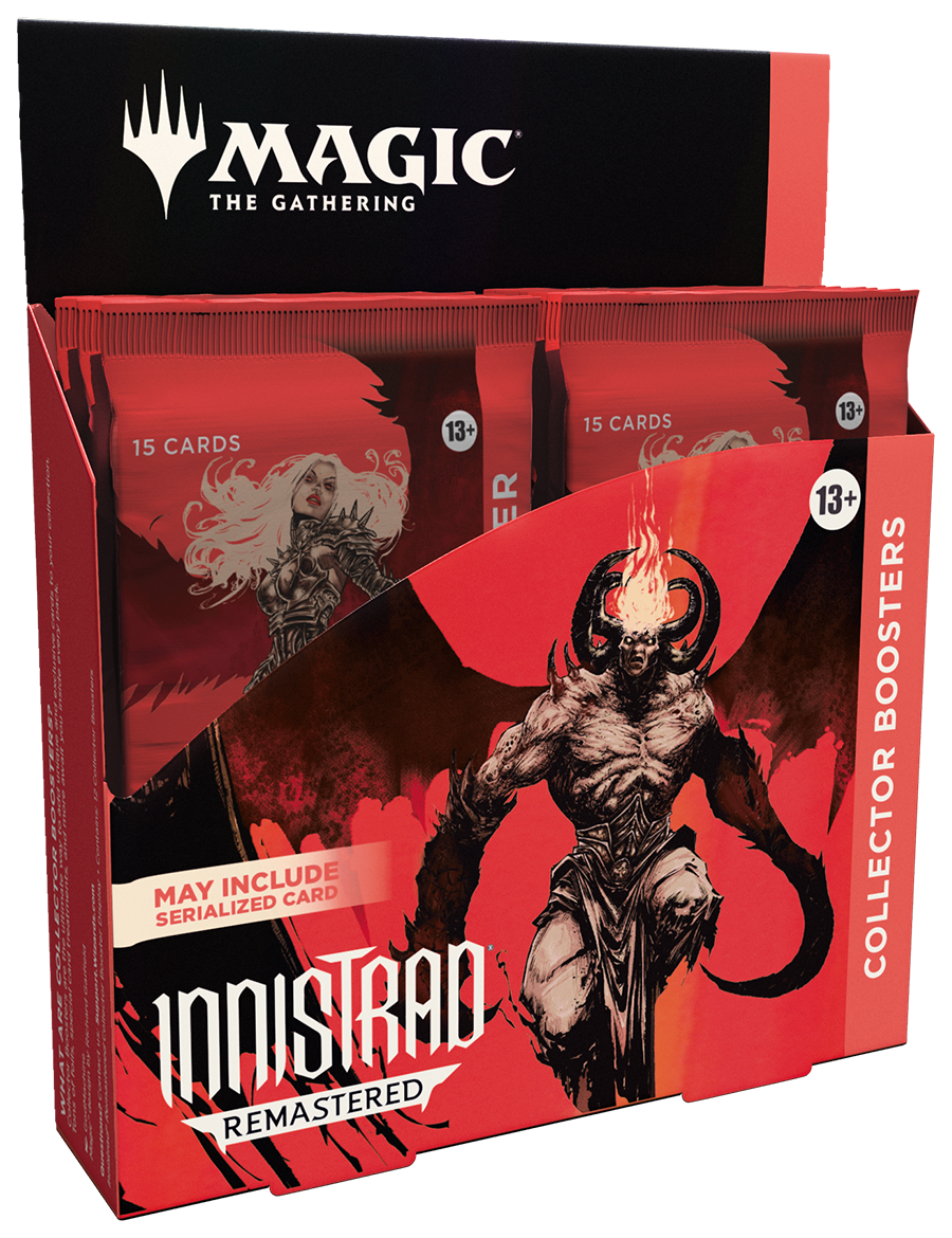 Magic: The Gathering Innistrad Remastered Collector Booster Box - 12 Packs (180 MTG Cards)