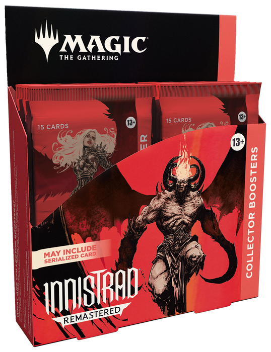 Magic: The Gathering Innistrad Remastered Collector Booster Box - 12 Packs (180 MTG Cards)