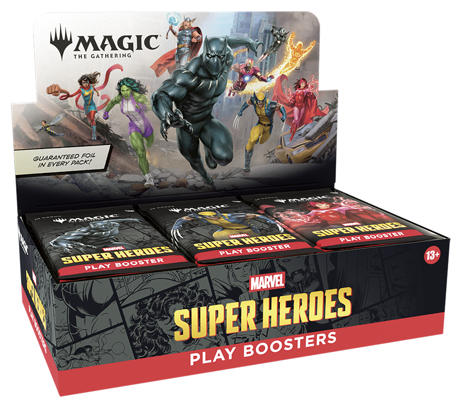 Magic: The Gathering | Marvel Super Heroes Play Booster Display Box