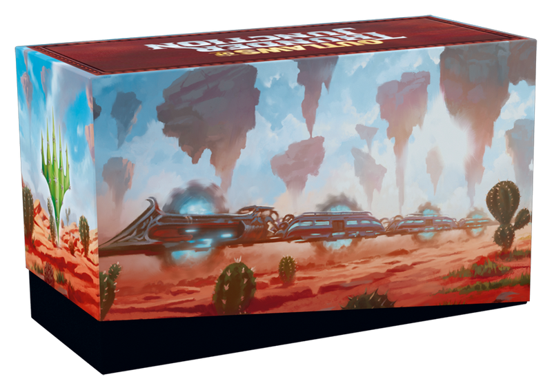 Magic: The Gathering Outlaws of Thunder Junction Bundle - 9 Play Boosters, 30 Land cards + Exclusive Accessories