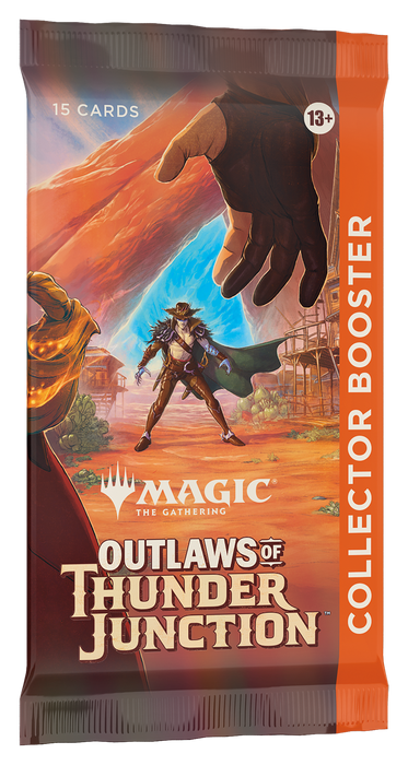 Magic: The Gathering Outlaws of Thunder Junction Collector Booster Pack (15 Magic Cards)