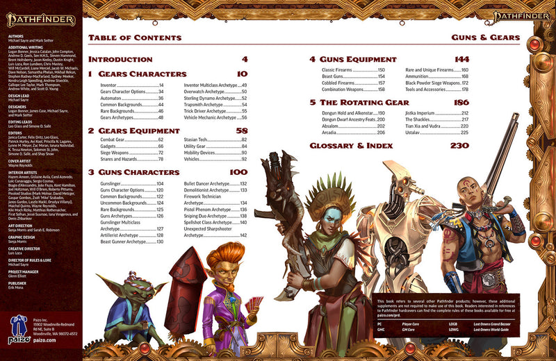 Pathfinder RPG - Guns & Gears NPC Core (2nd Edition Remastered)