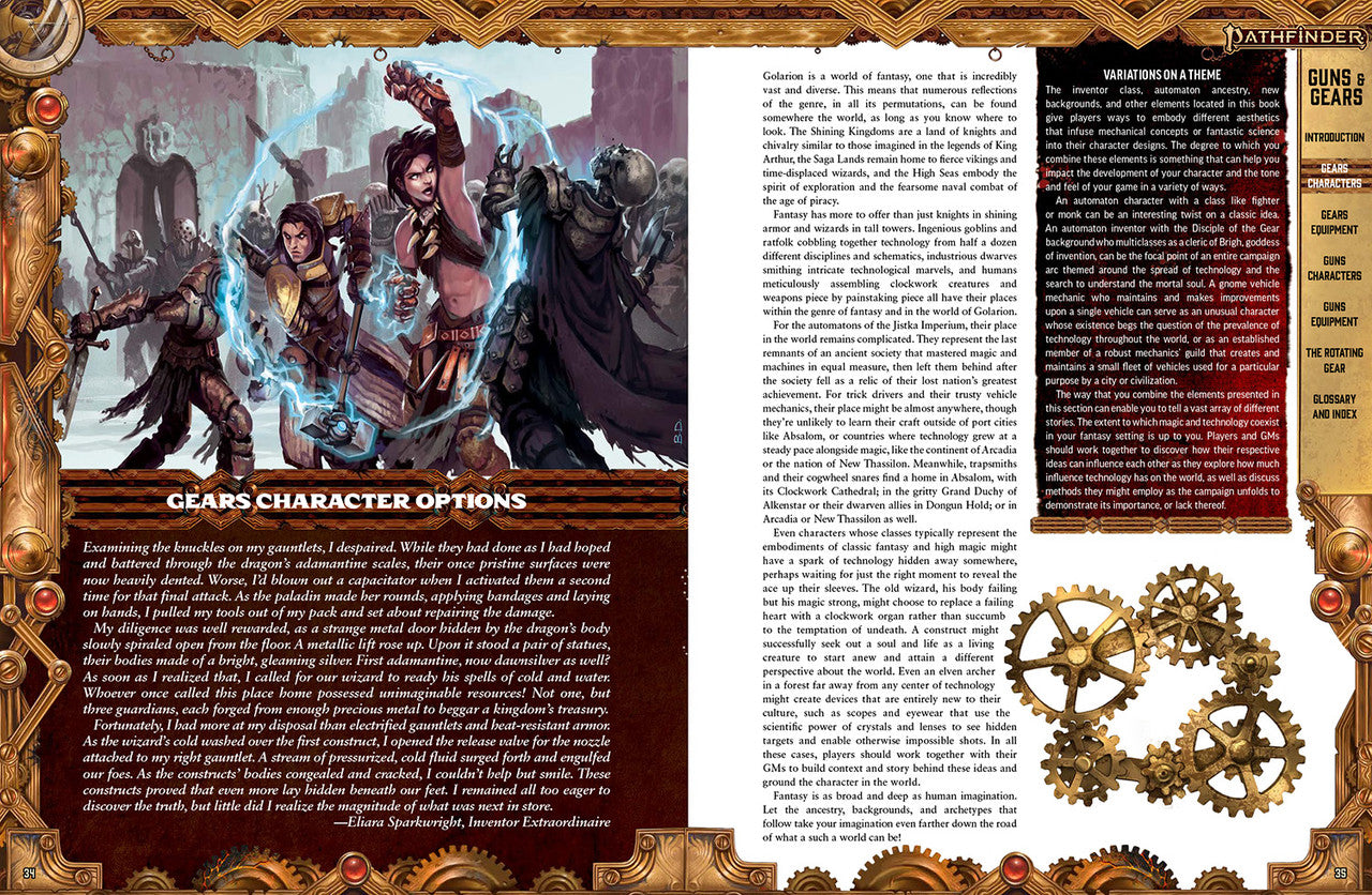 Pathfinder RPG - Guns & Gears NPC Core (2nd Edition Remastered)