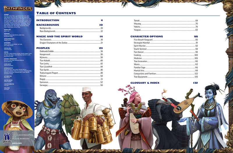 Pathfinder RPG - Lost Omens Tian Xia Character Guide (Second Edition)