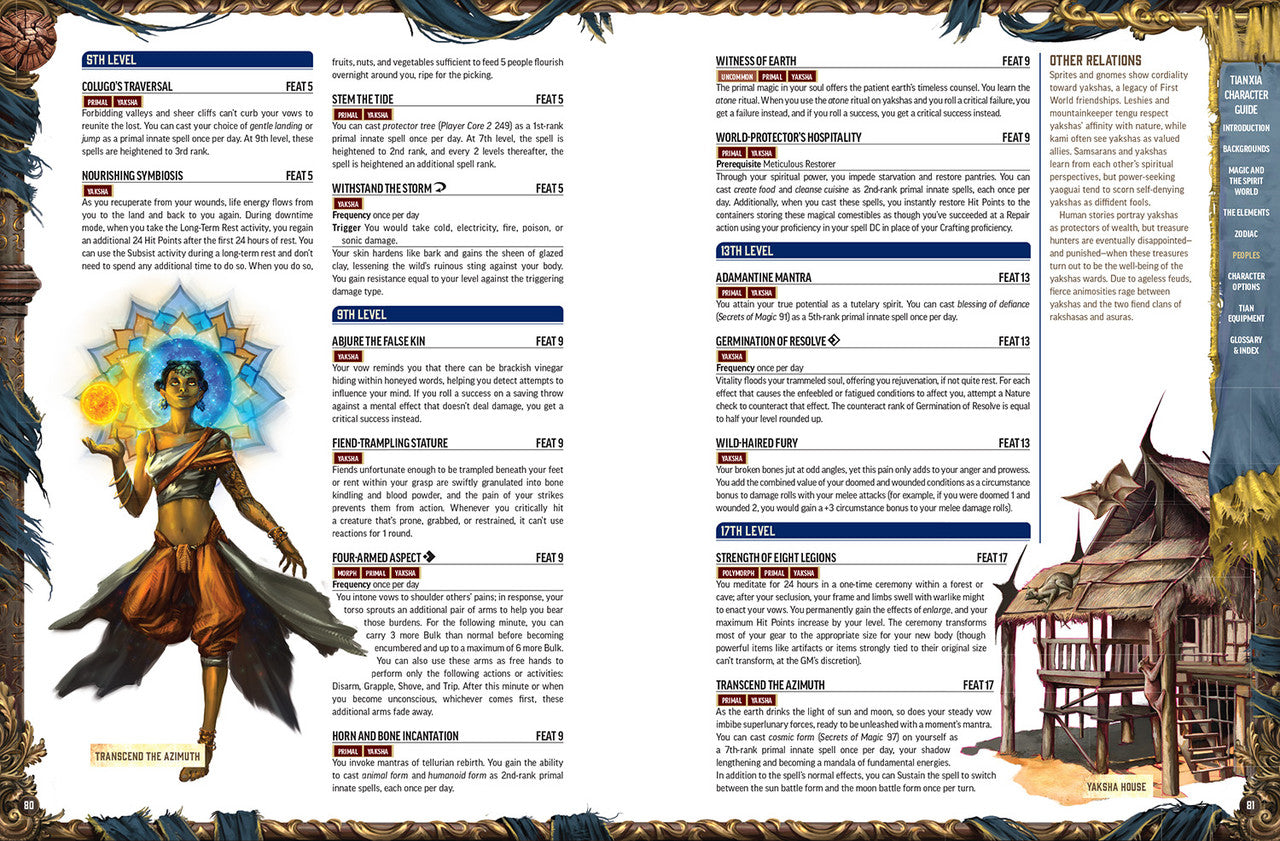 Pathfinder RPG - Lost Omens Tian Xia Character Guide (Second Edition)