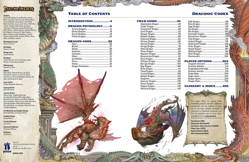 Pathfinder RPG: Lost Omens: Draconic Codex [Choose Cover]