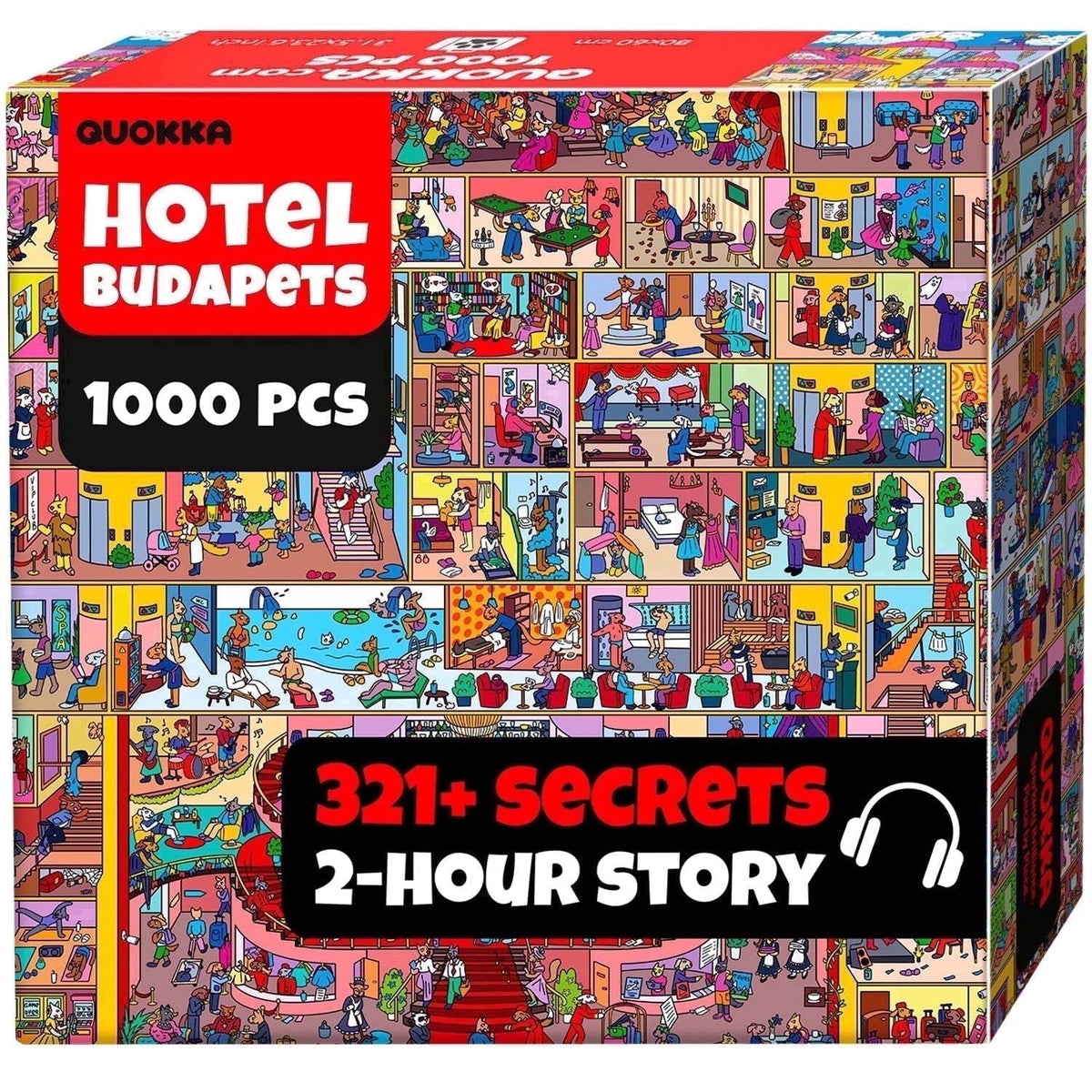 Puzzle: Quokka - Hotel Budapets (1000PC)