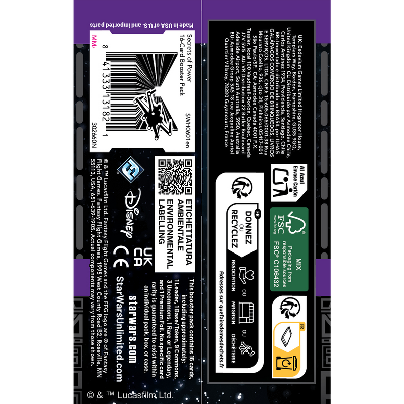 Star Wars: Unlimited - Secrets of Power: Booster Pack