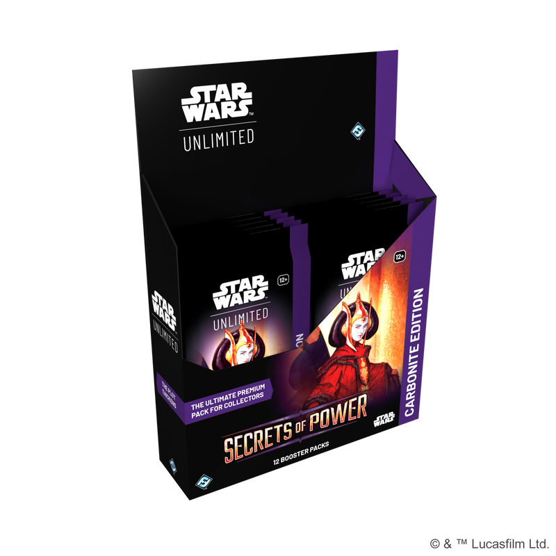 Star Wars: Unlimited: Secrets of Power: Carbonite Booster Display Box