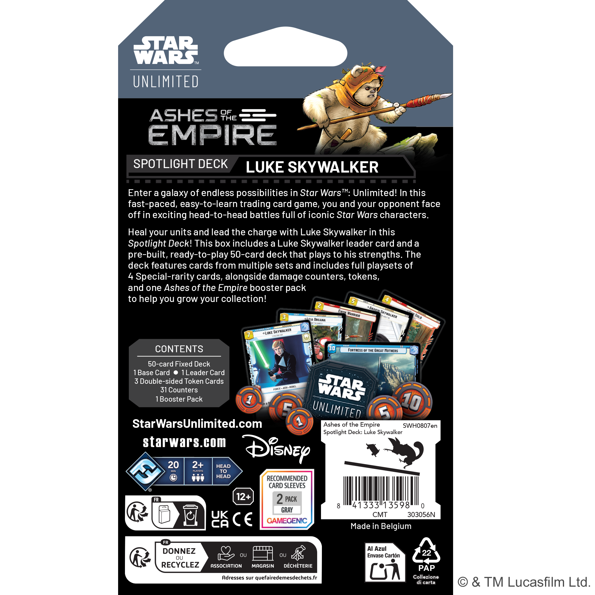 Star Wars: Unlimited: Ashes of the Empire: Spotlight Deck [Select One]