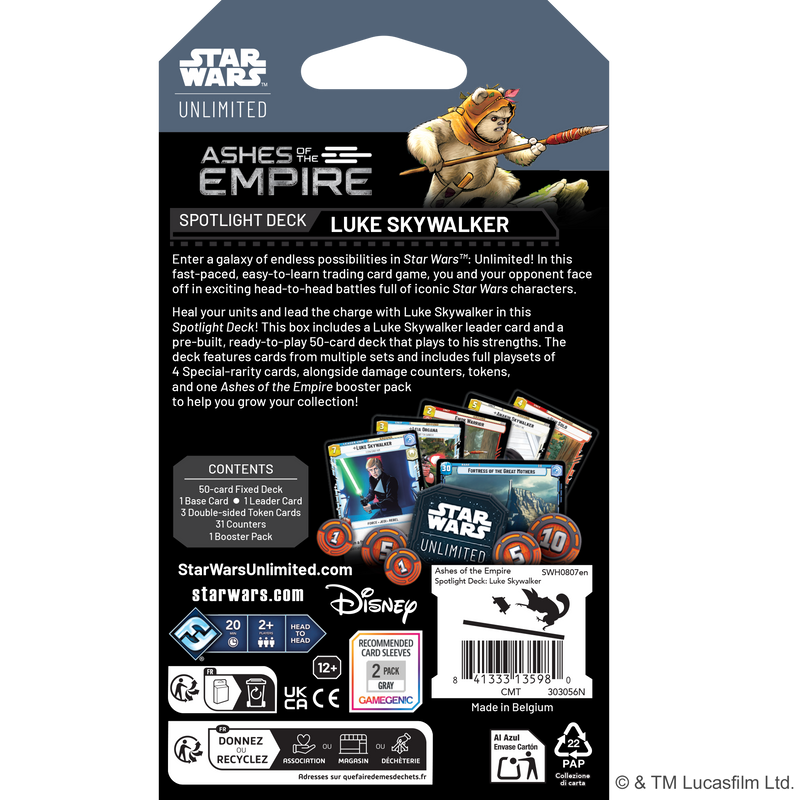 Star Wars: Unlimited: Ashes of the Empire: Spotlight Deck [Select One]