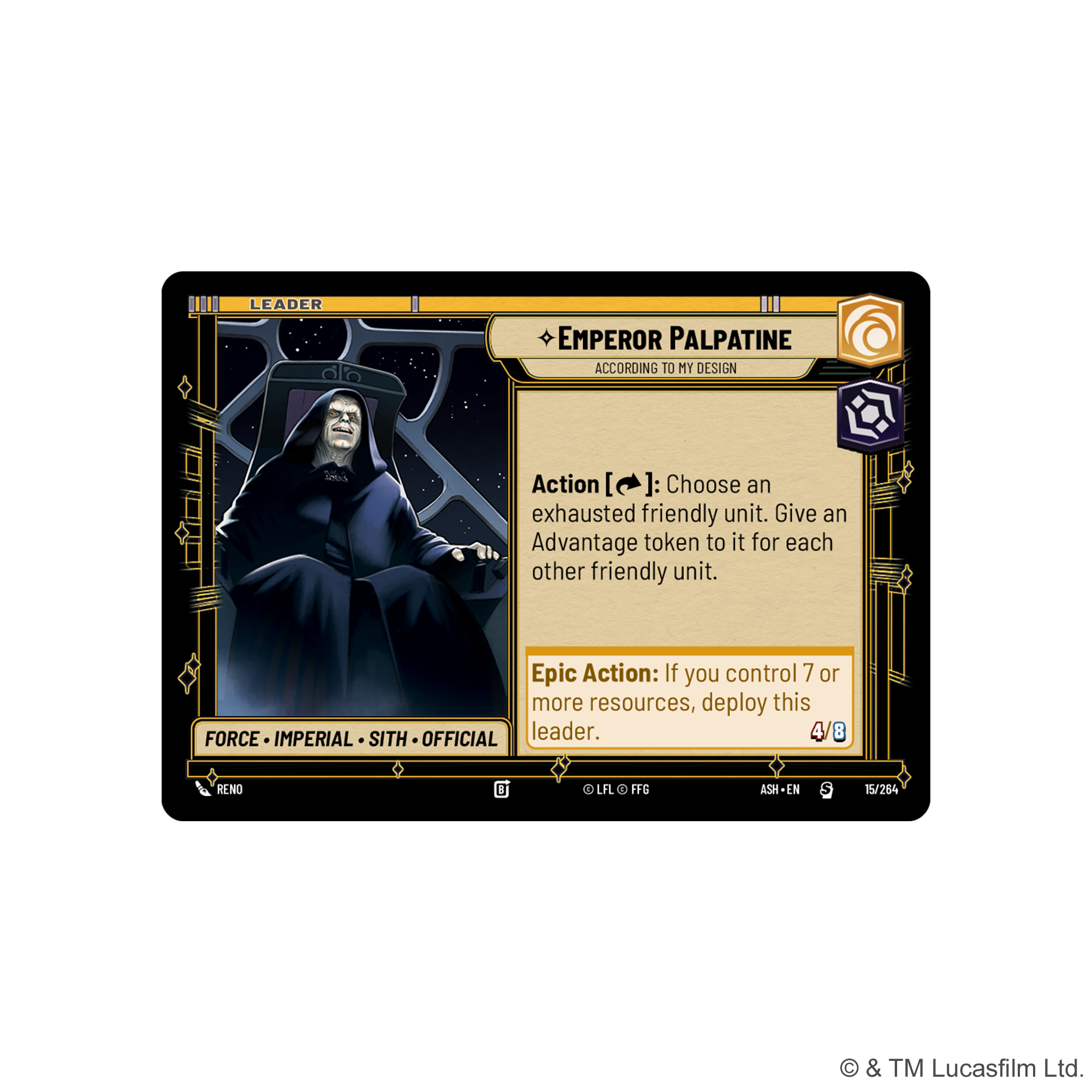 Star Wars: Unlimited: Ashes of the Empire: Spotlight Deck [Select One]