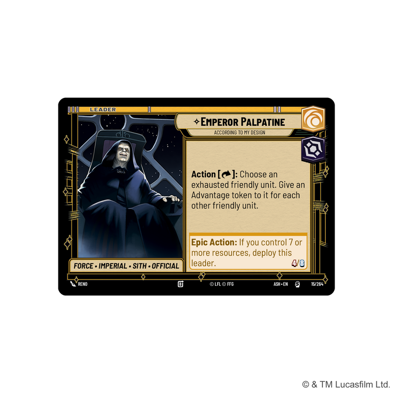 Star Wars: Unlimited: Ashes of the Empire: Spotlight Deck [Select One]