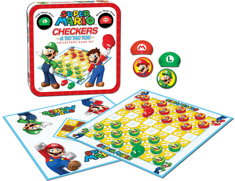 Super Mario - Checkers & Tic Tac Toe