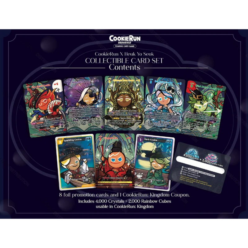 Cookie Run TCG: CookieRun X Heuk Yo Seok Collectible Card Set