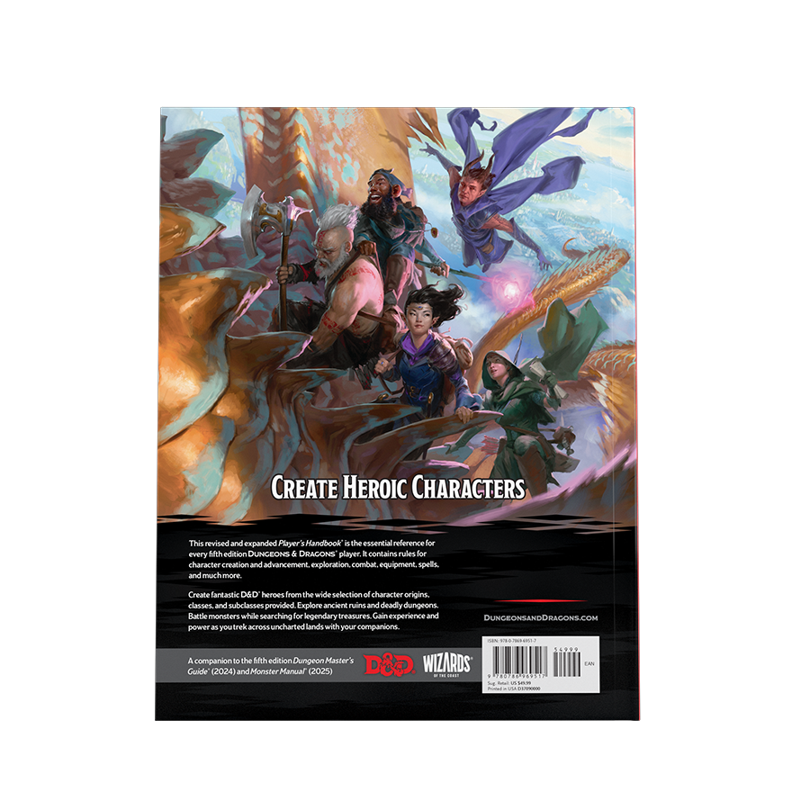 Dungeons & Dragons: Manual Del Jugador 2024 (Spanish Player's Hanbook)