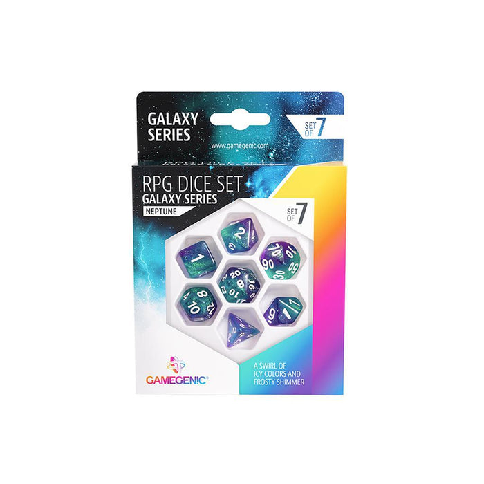 Gamegenic: RPG 7-Piece Dice Set - Galaxy Series [Choose A Color]