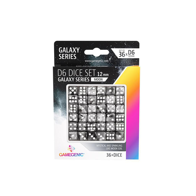 Gamegenic: D6 12mm Set Of 36 Dice - Galaxy Series [Choose A Color]