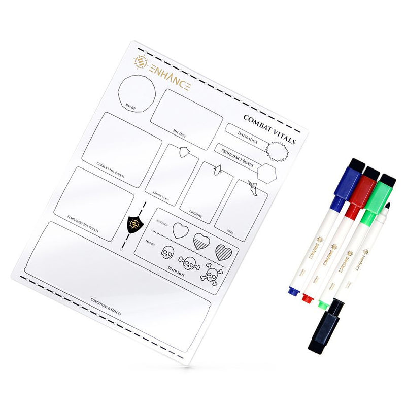 Dungeons & Dragons 5E: Enhance: Character Sheet Set