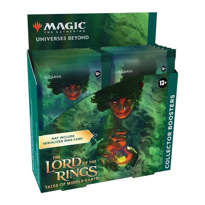 Magic: The Gathering The Lord of the Rings: Tales of Middle-earth Collector Booster Box - 12 Packs + 1 Box Topper Card