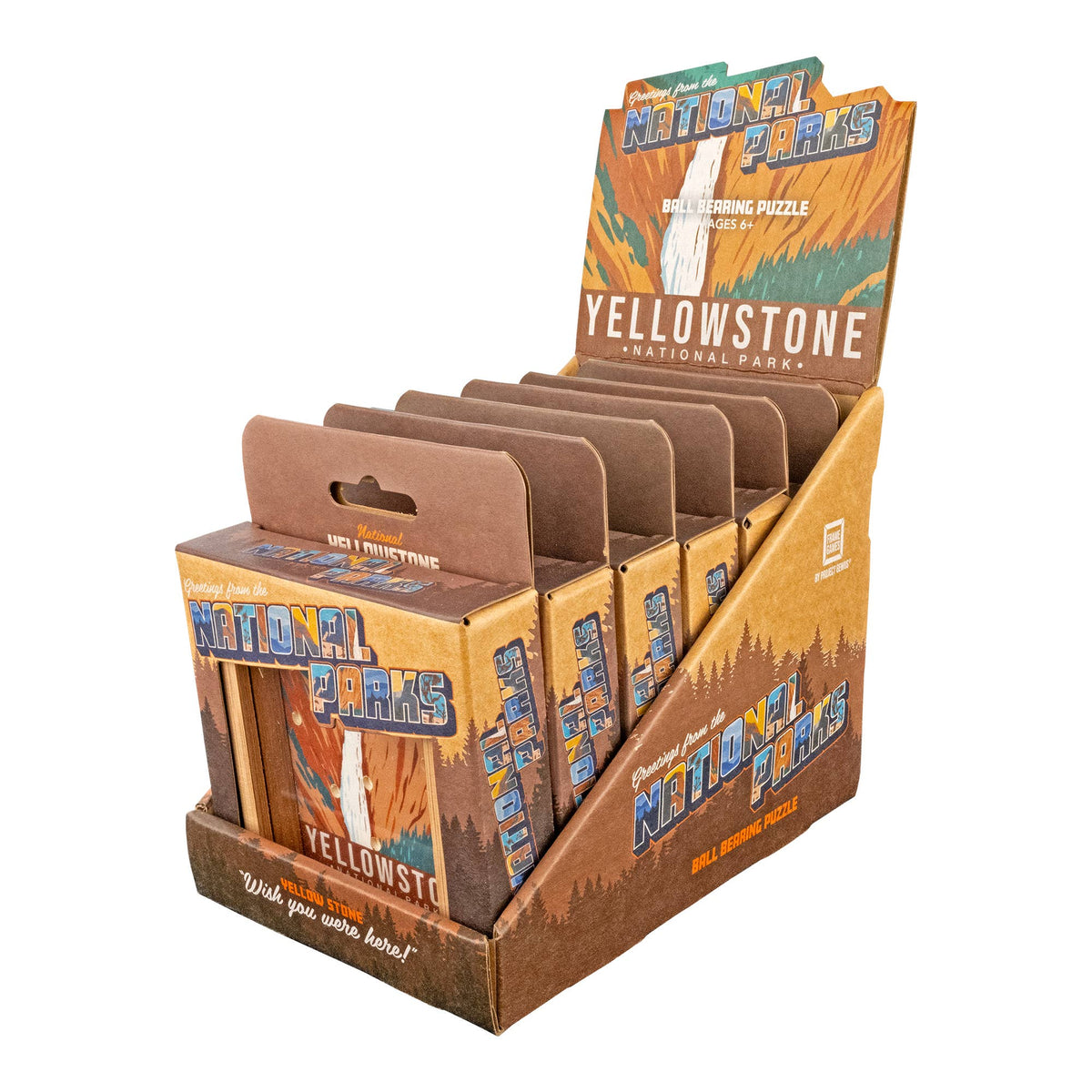 Yellowstone National Park Puzzle 6pc Display