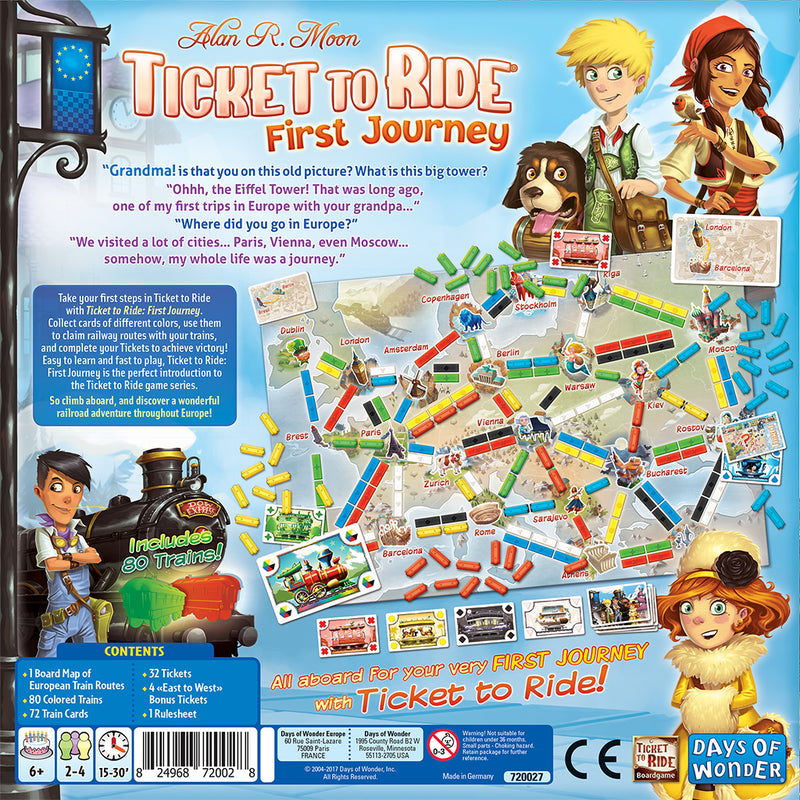 Ticket To Ride: Europe: First Journey