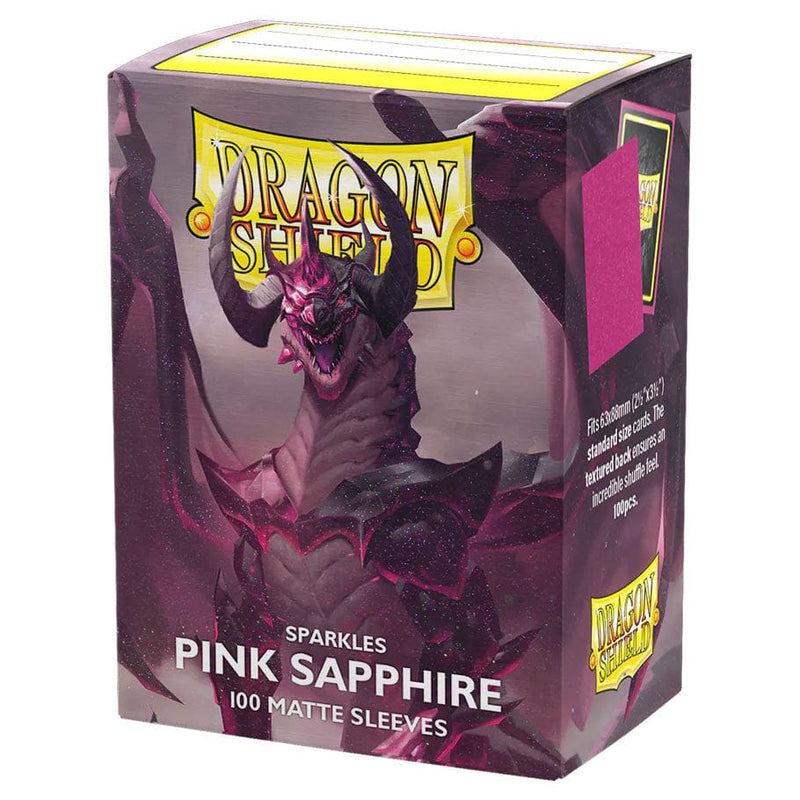 Dragon Shield: Sparkle: Matte 100 Standard Size Card Sleeves [Choose A Color]