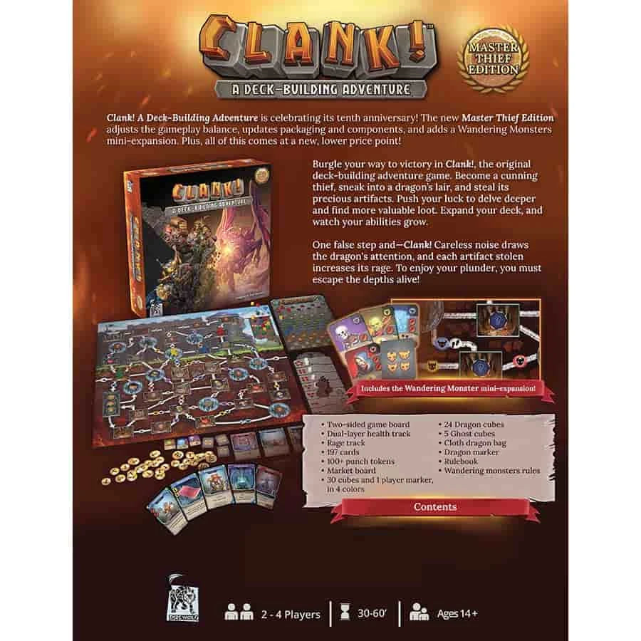 Clank! A Deck Building Adventure Master Thief Edition