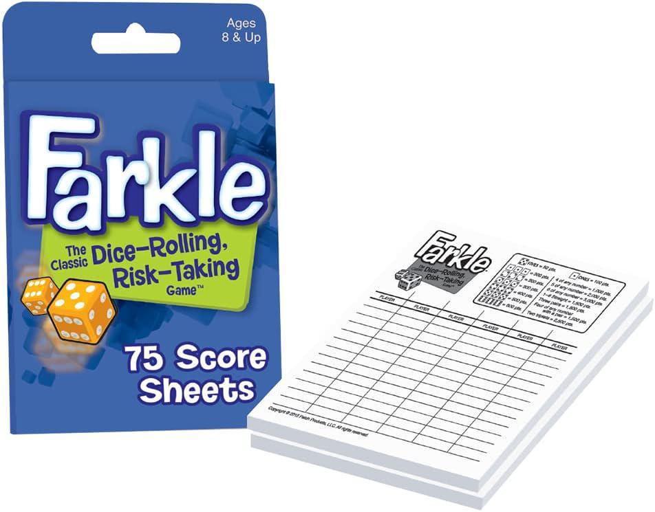 Farkle 75 Score Sheets