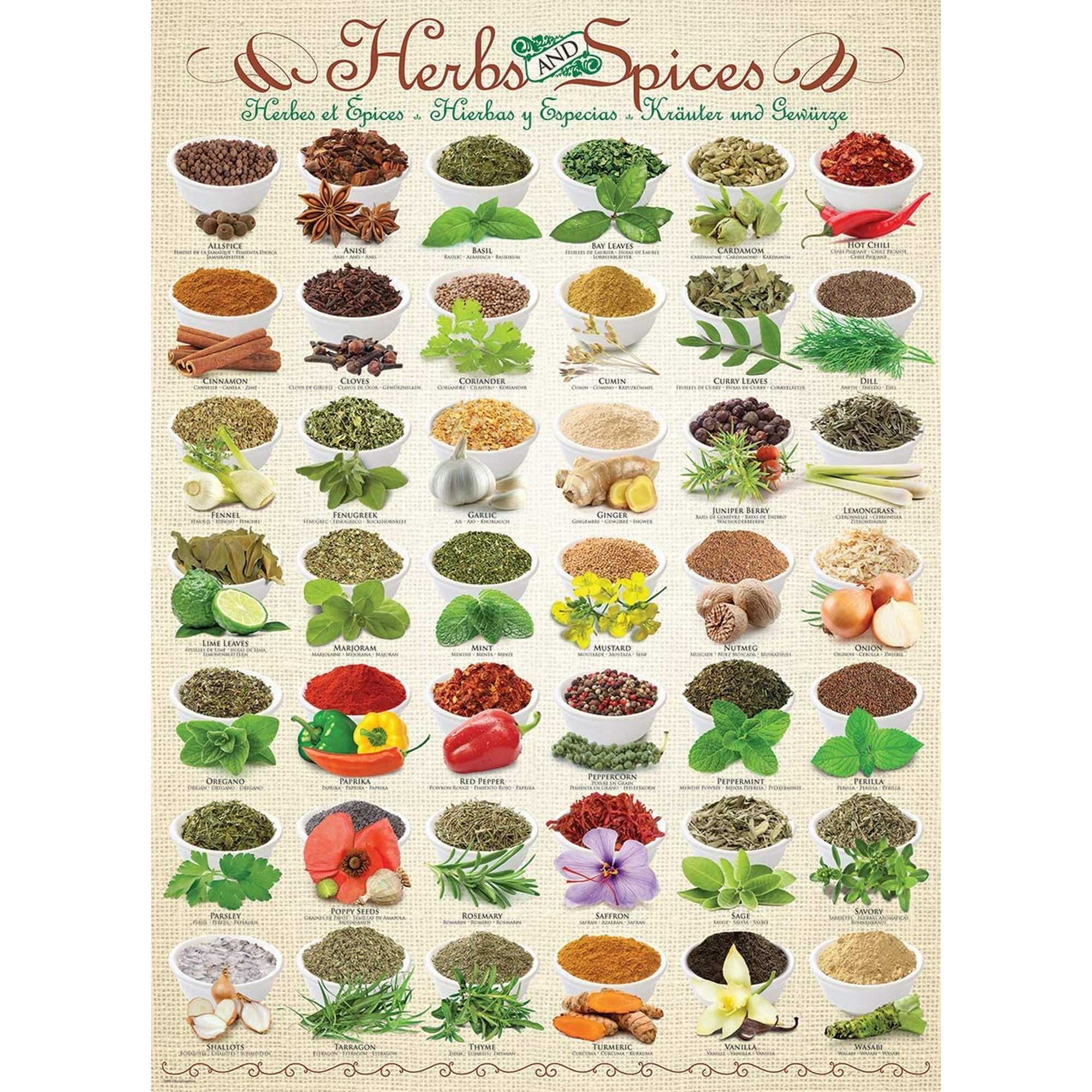 Puzzle: Herbs and Spices 1000pc