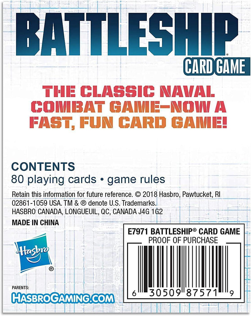 Battleship Classic Card Game