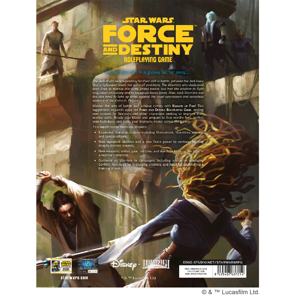 Star Wars RPG - Force and Destiny: Knights of Fate
