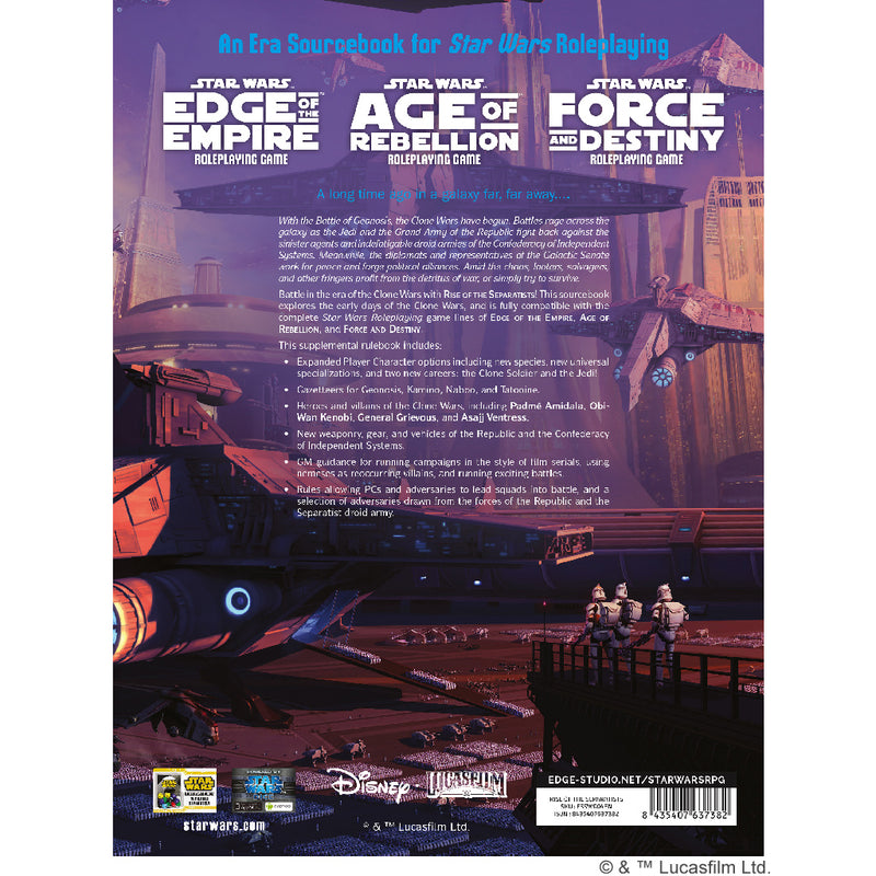 Star Wars RPG: Rise of the Separatists Sourcebook