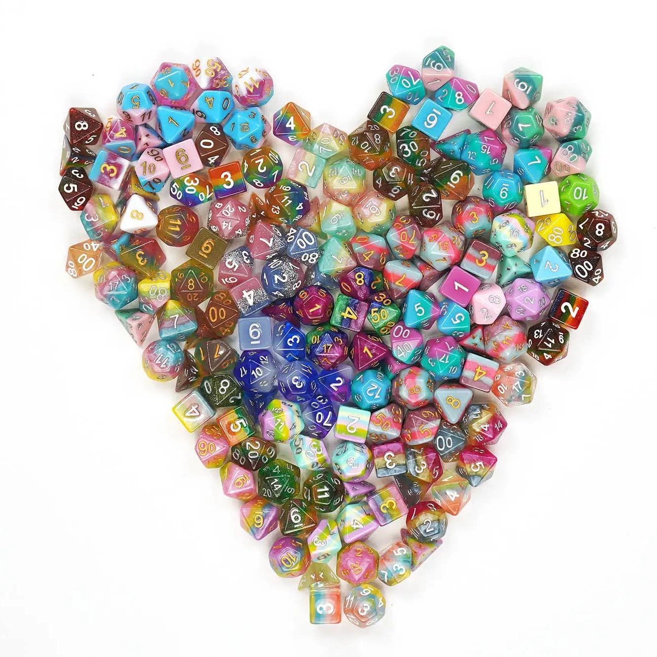 Dice: Pride Mystery Dice Bag (Contains Dice, a sticker & a Pin)