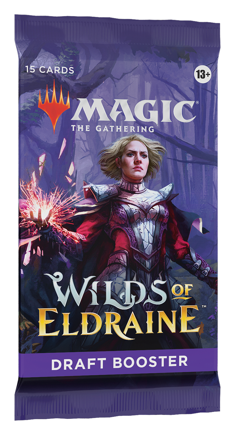 Magic: The Gathering Wilds of Eldraine Draft Booster (15 Magic Cards)