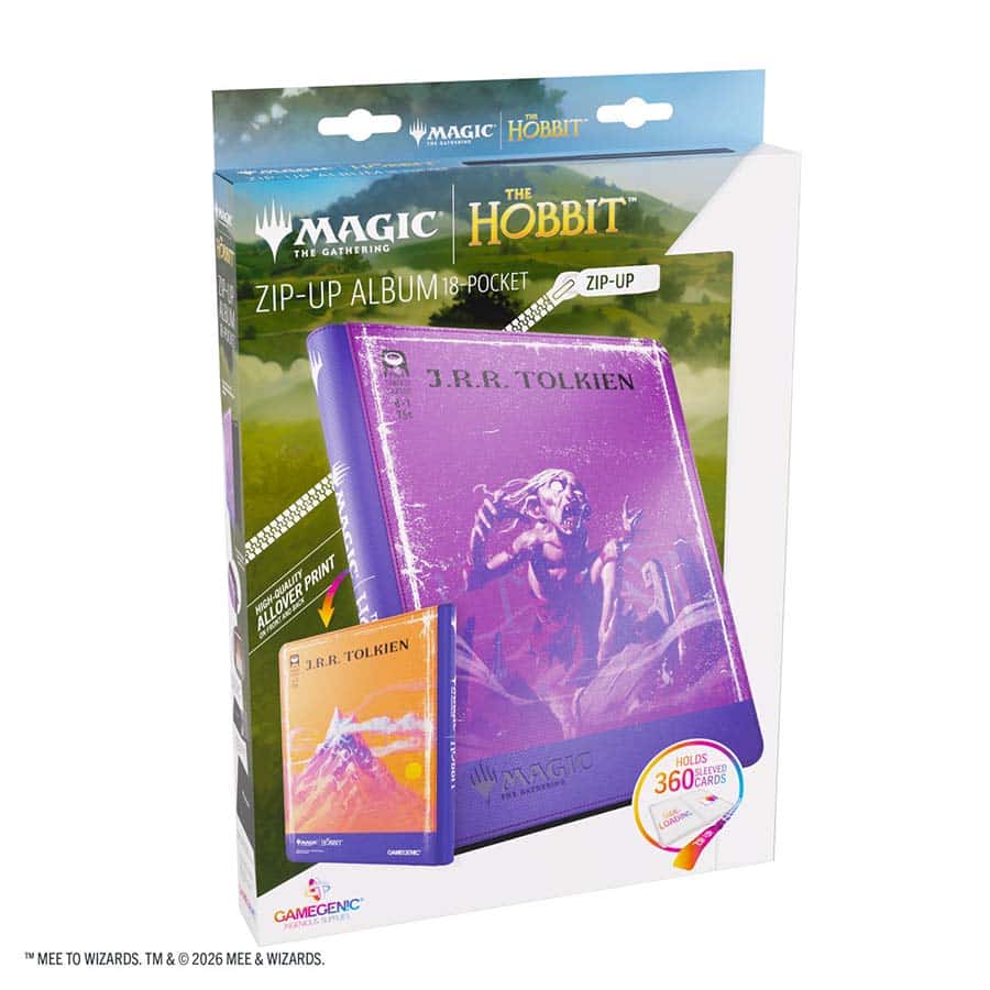 Gamegenic: Zip-Up Album 18 Pocket - Magic: The Gathering: The Hobbit