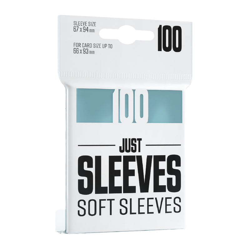 Just Sleeves - Soft Sleeves - 100 Sleeves Clear