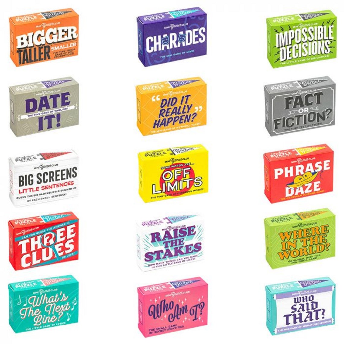 Mini Games Club [Choose One]